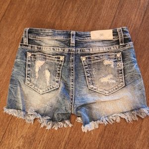 Miss Me Jean Shorts Size 28 waist with a 3 inch inseam.